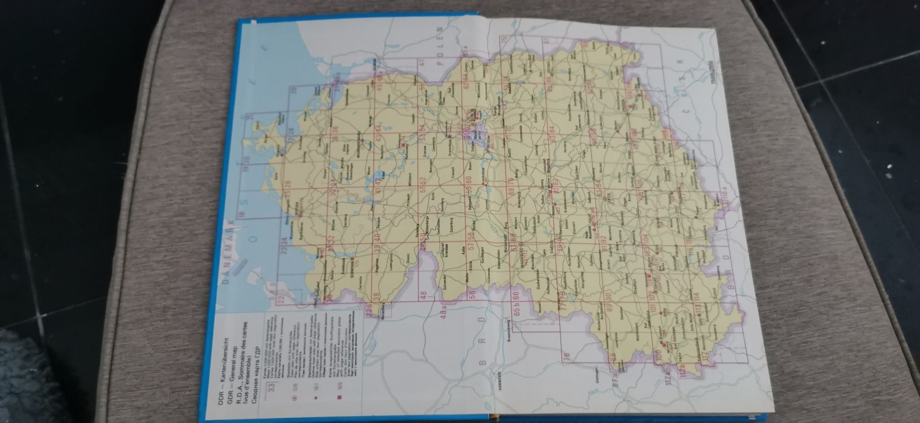 Auto Atlas DDR - atlas samochodowy - rok 1981