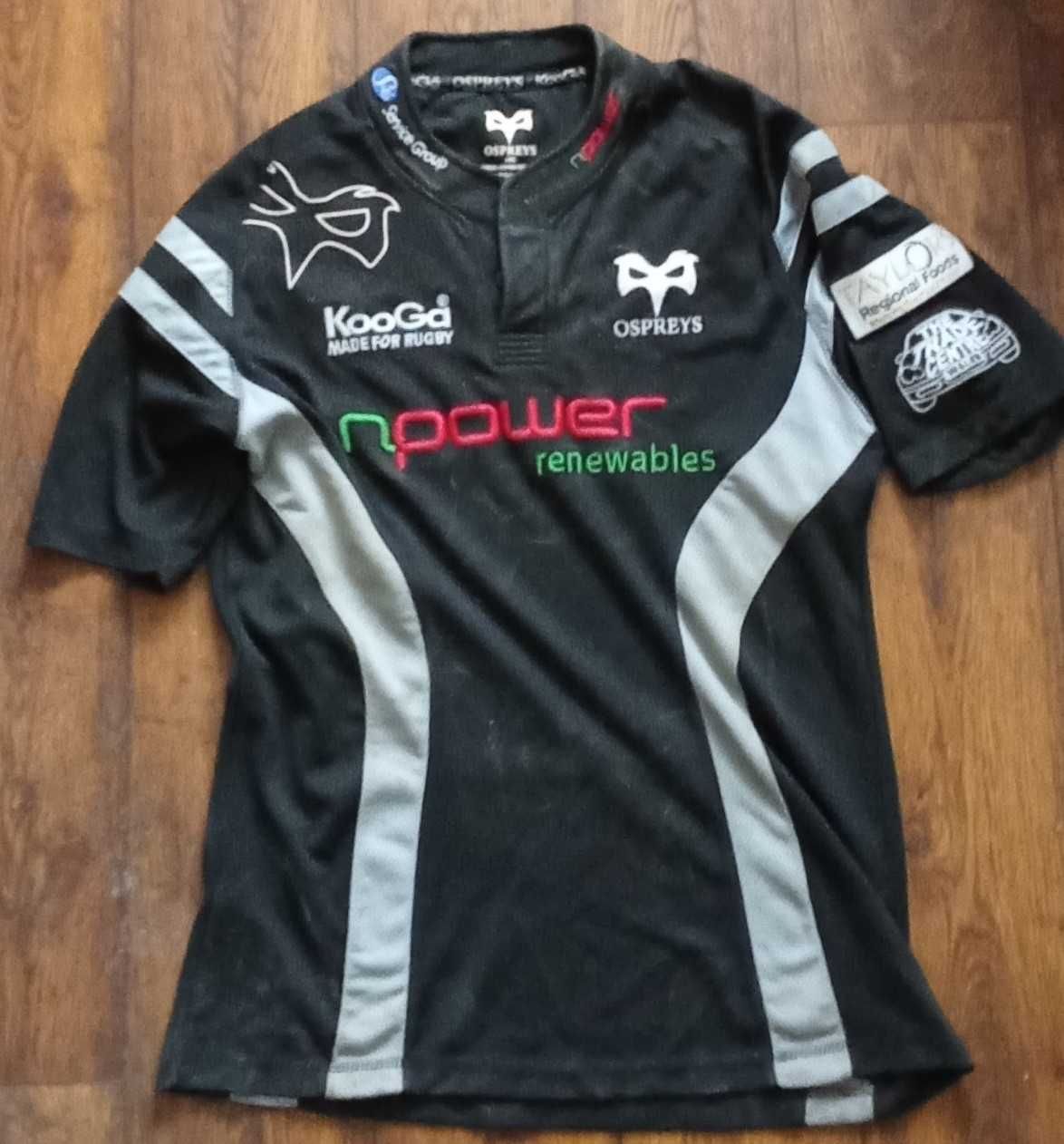 Koszulka KooGa Rugby Ospreys Piłka nożna npower Worthington's cuddy