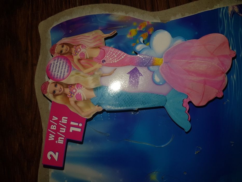 Lalka Barbie syrenka Mantel Arielka