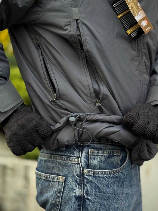 Тактична військова зимова куртка Carinthia HIG 4.0 G-Loft Grey S-3XL