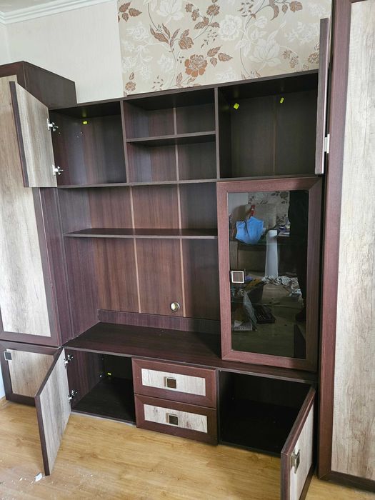 Meblościanka Orzech-Brzoza STAN BDB