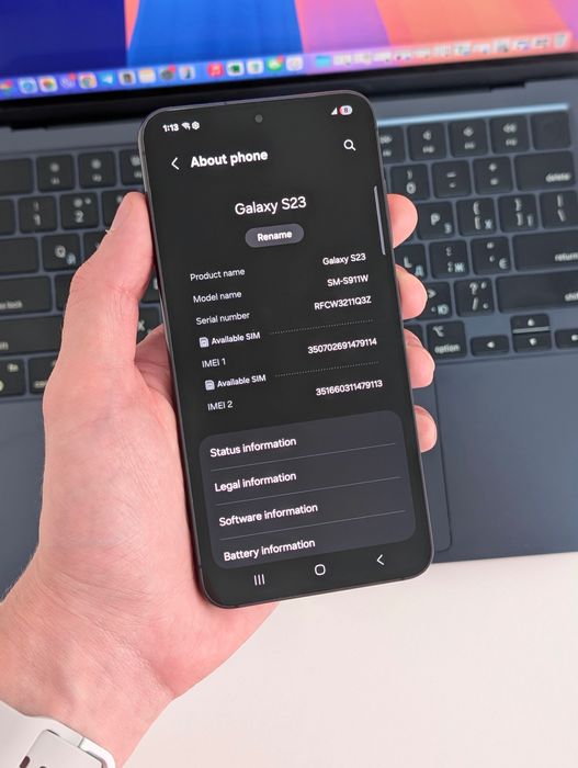 Samsung Galaxy S23 8/128Gb Black Neverlock | Самсунг С23 128 Неверлок