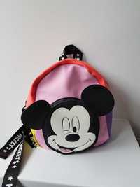 ZARA mały gumowany kolorowy plecak plecaczek dziecięcy Myszka Miki
