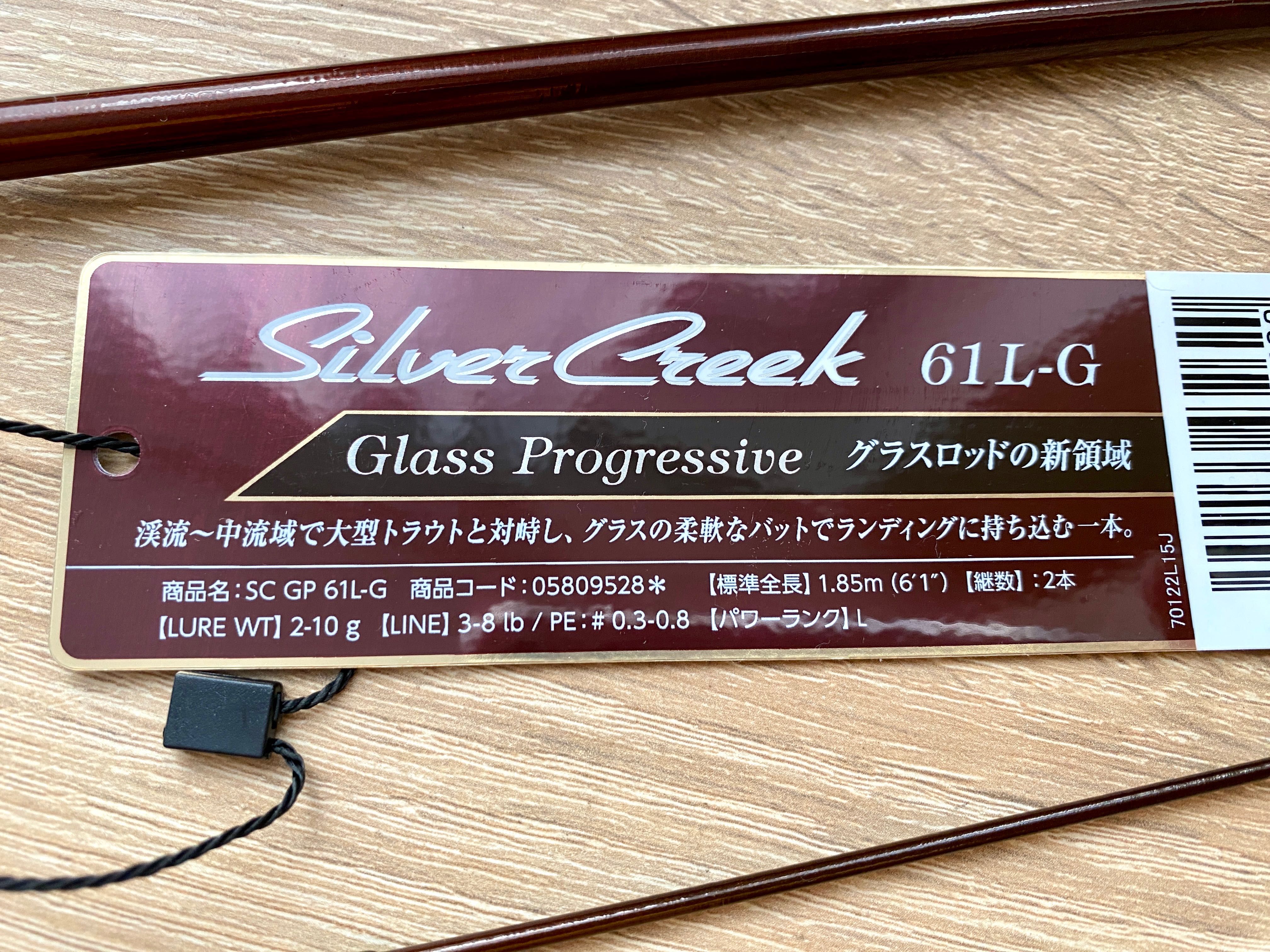 NEW спиннинги DAIWA Silver Creek Glass Progressive 61L-G голавльфорель