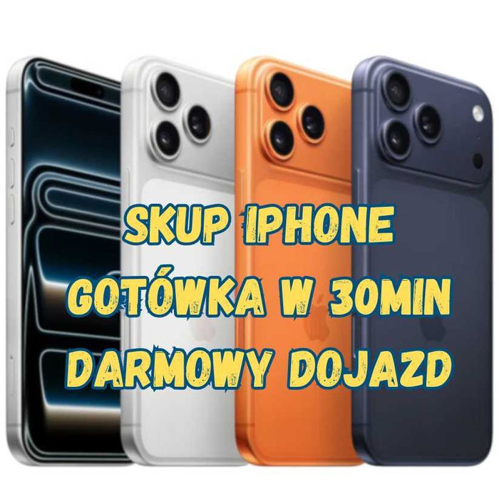 Skup IPhone | GOTÓWKA W 30min | Darmowy dojazd | Najlepsze ceny |