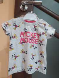 T-shirt koszulka bawełniana Mickey Mouse Myszka Miki rozmiar 80