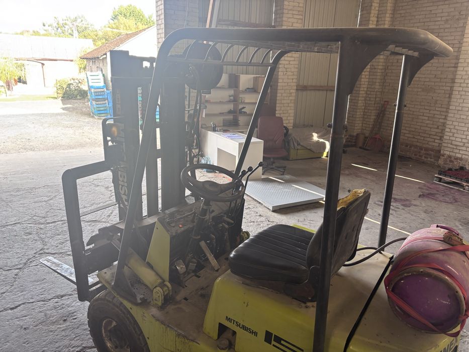 Wózek widłowy mitsubishi fg15 przesuw boczny