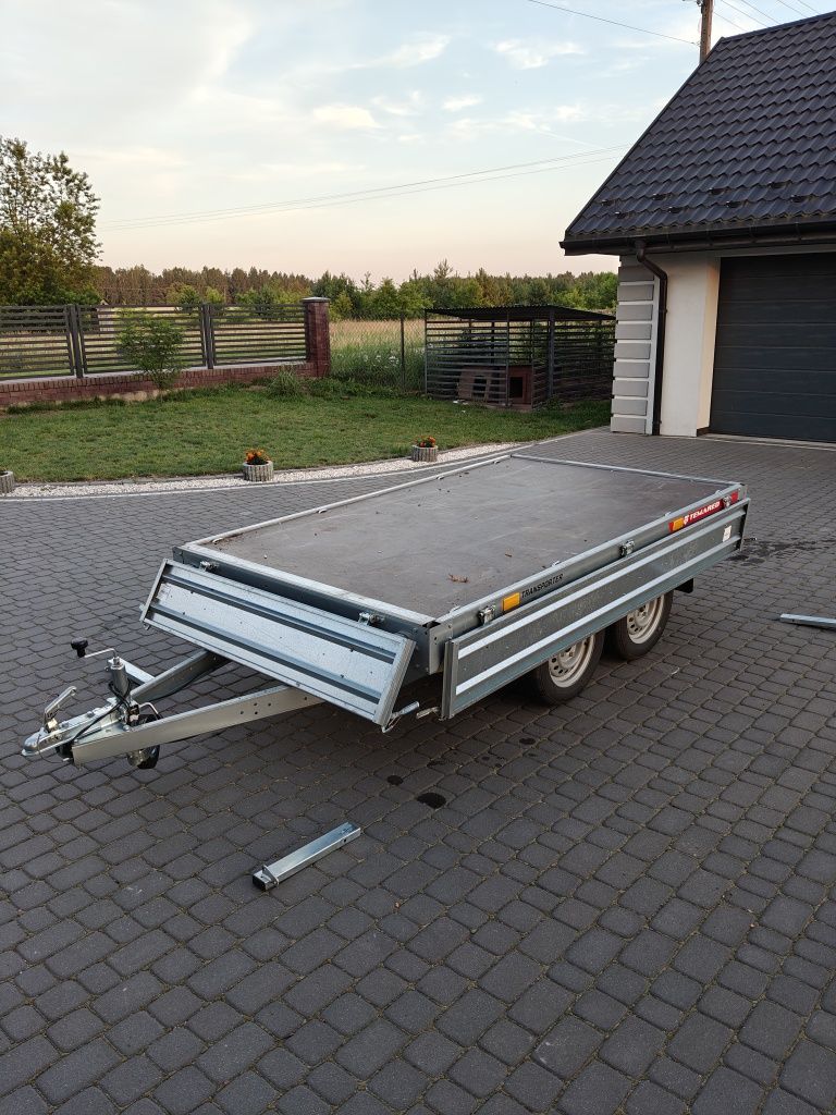 Przyczepka samochodwa TEMARED TRANSPORTER 254 x 151