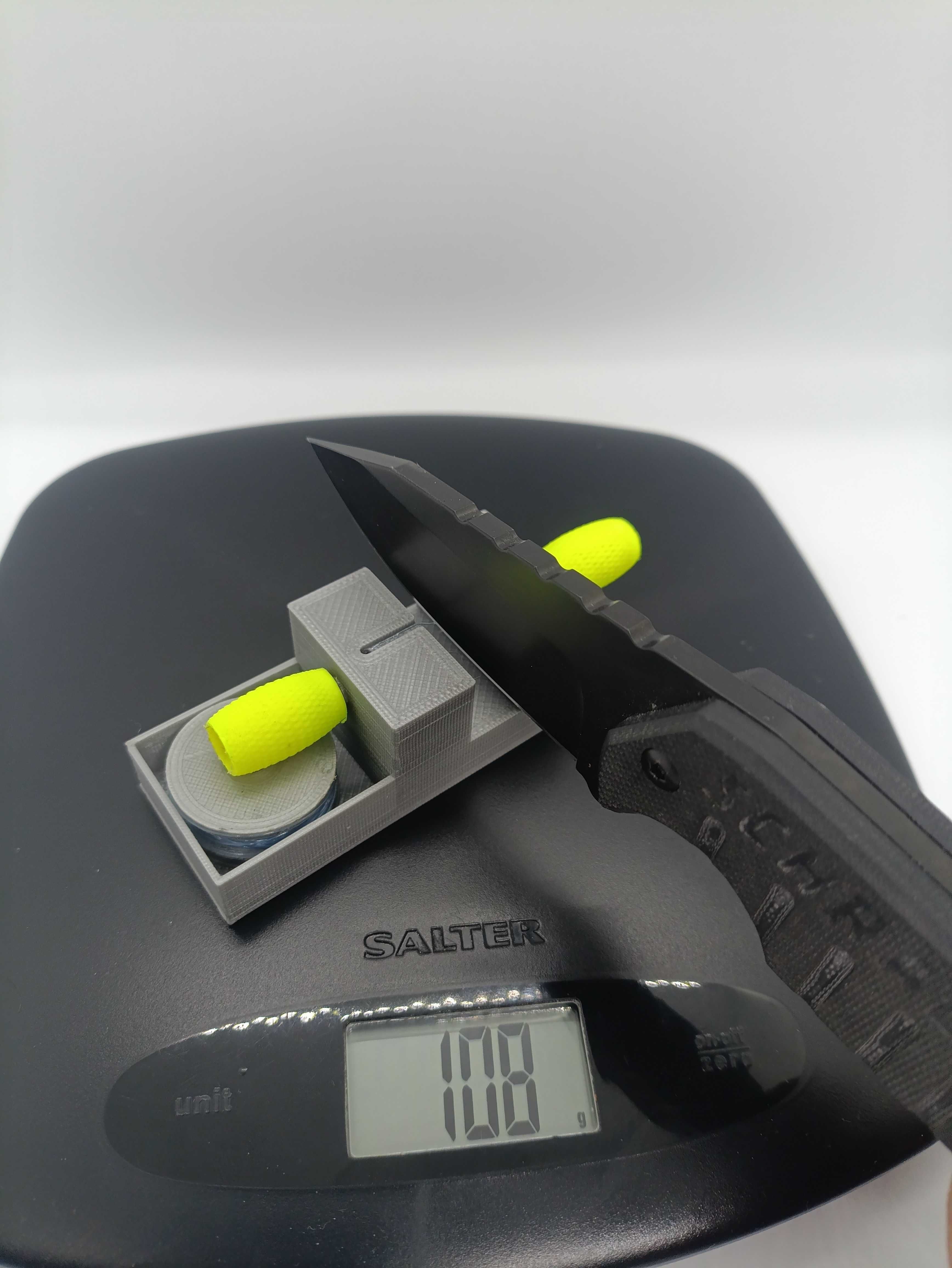 Tester ostrości noży, ostrzy, druk 3D działanie jak w PT50A Edge-On-Up