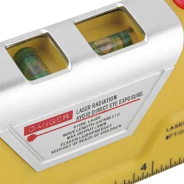 Лазерний рівень Easy Fix Laser Level Pro 3 з вбудованою рулеткою