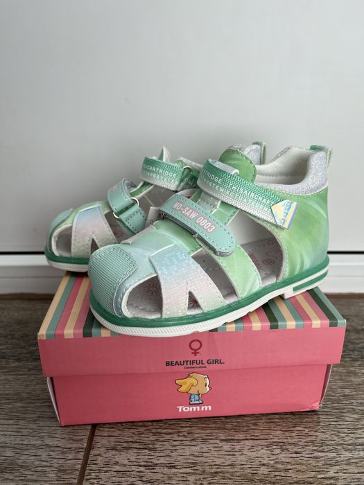 Босоніжки для дівчинки 23р, босоножки Том м 14,5см