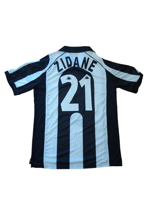 Juventus Turyn 1997/98 retro, nr 21 Zidane r.M nostalgia vintage Kappa