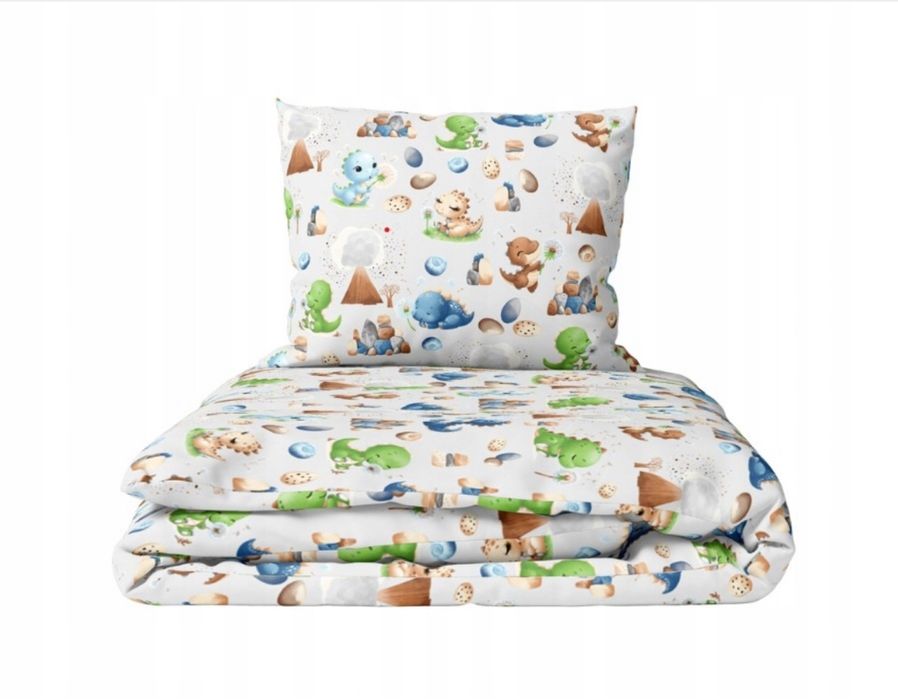 Posciel dziecieca 135x100 dinusie