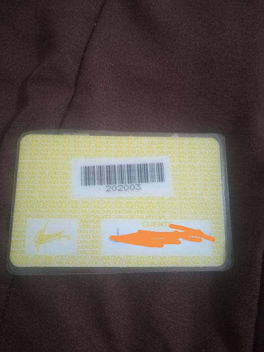 Cartão de clube de vídeo anos 90