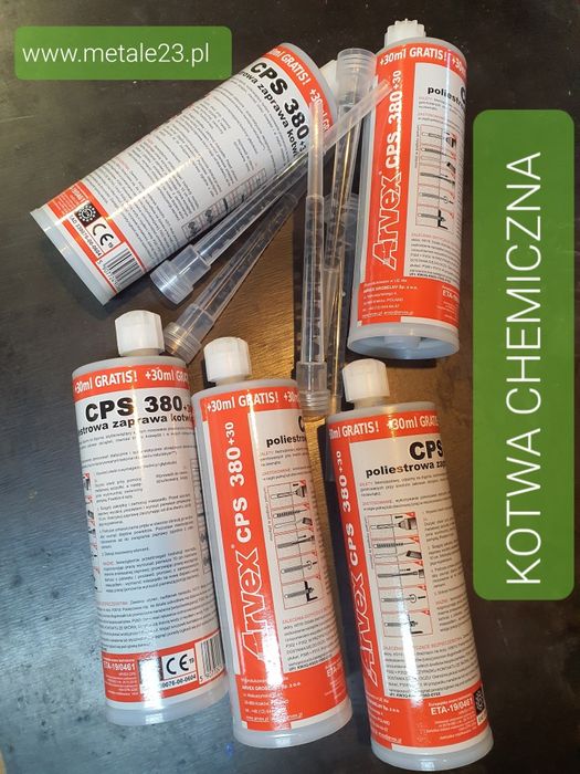Kotwa chemiczna   poliestrowa zaprawa kotwiąca