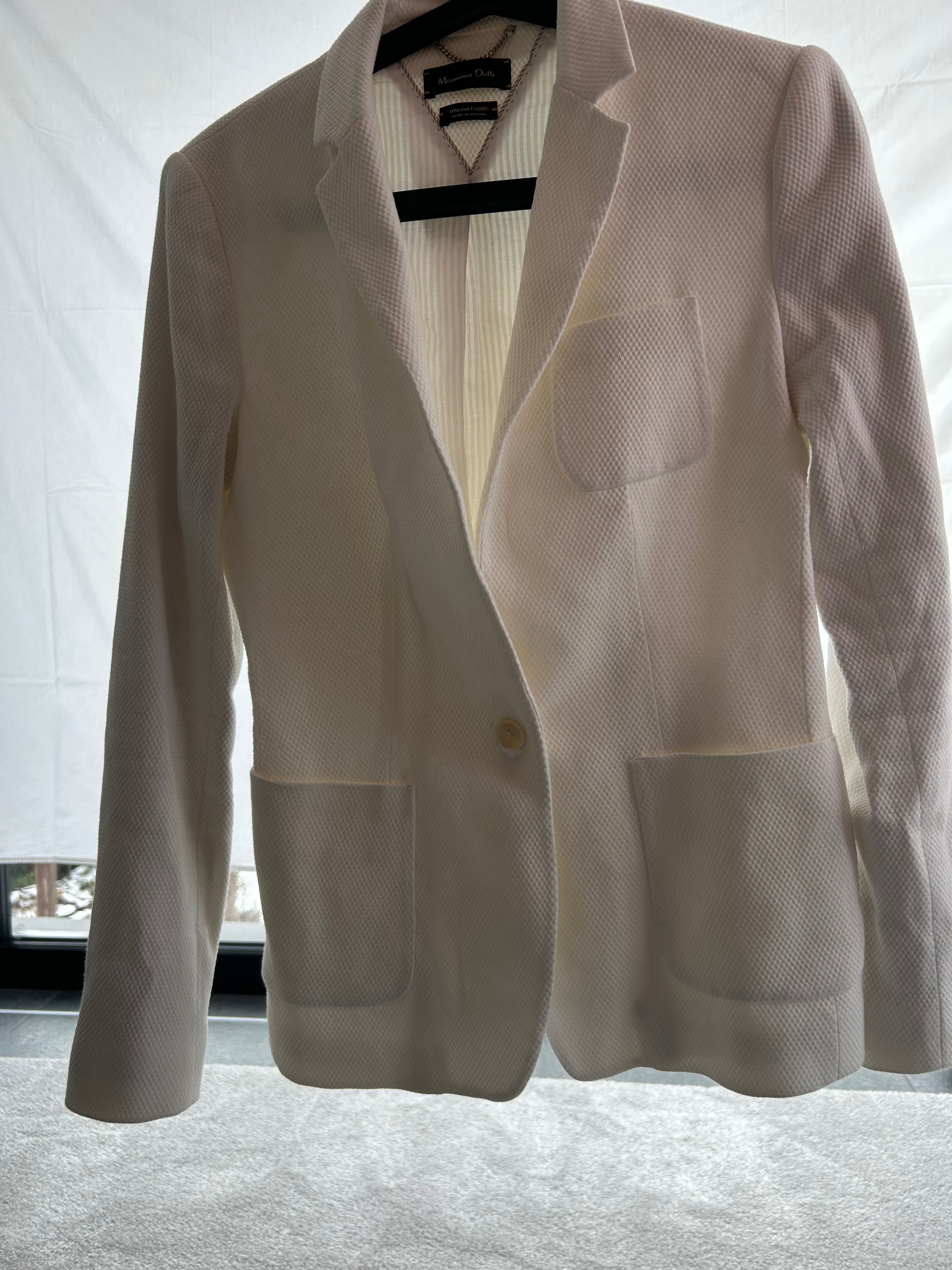 Massimo Dutti marynarka biała