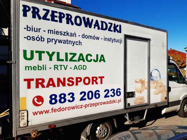 Transport - Przeprowadzki od 50 zł - wywóz starych mebli Wrocław
