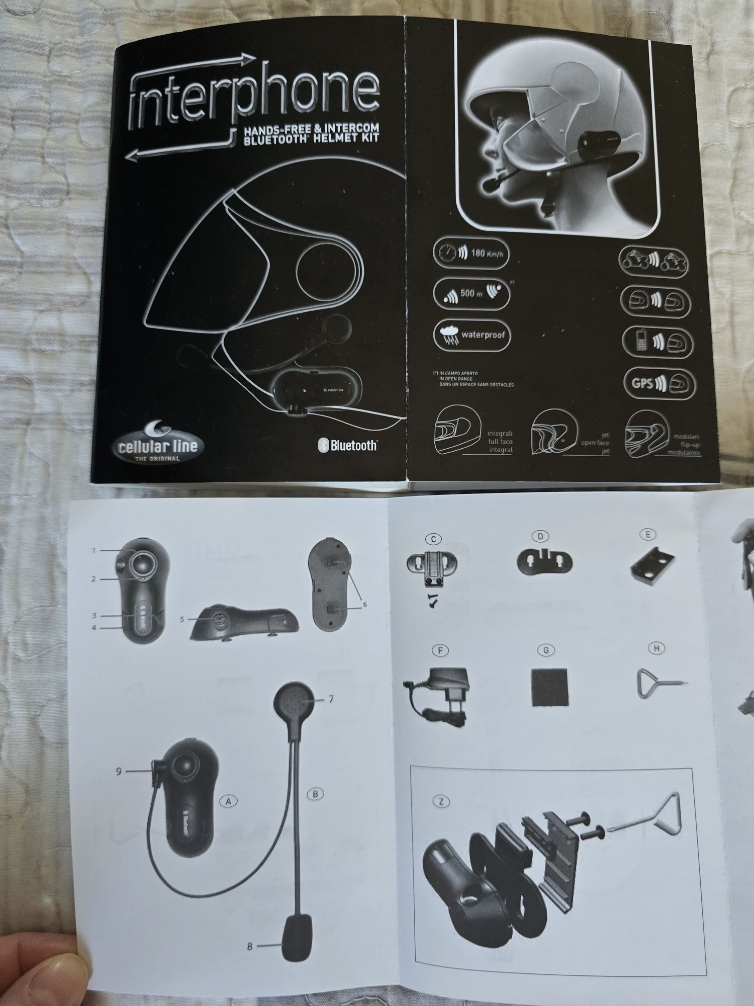 Intercom Bluetooth Cellular комунікатор на запчастини/під ремонт
