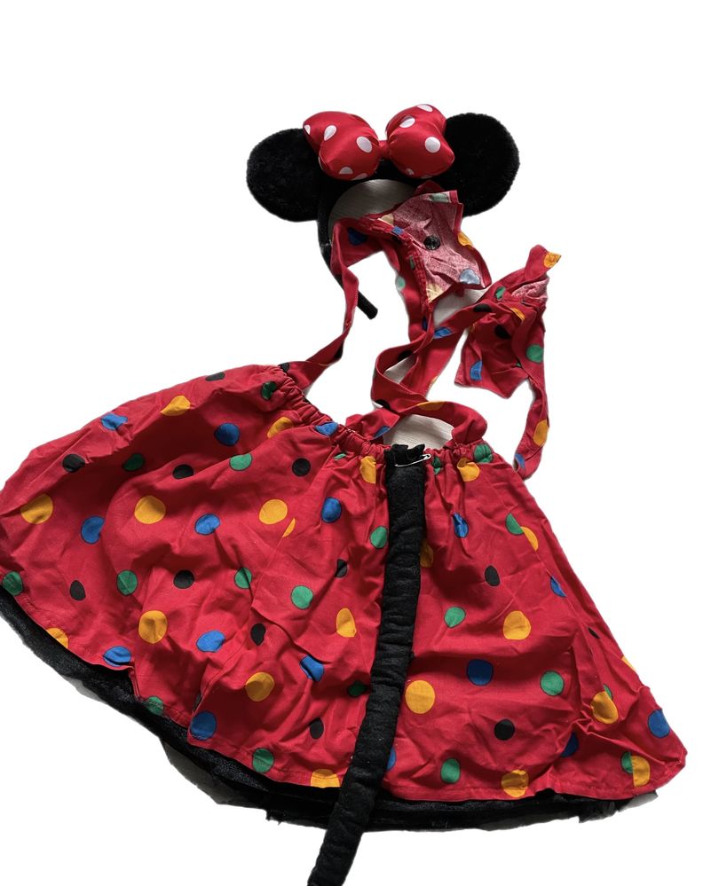 Strój przebranie karnawał bal Minnie Mouse 140