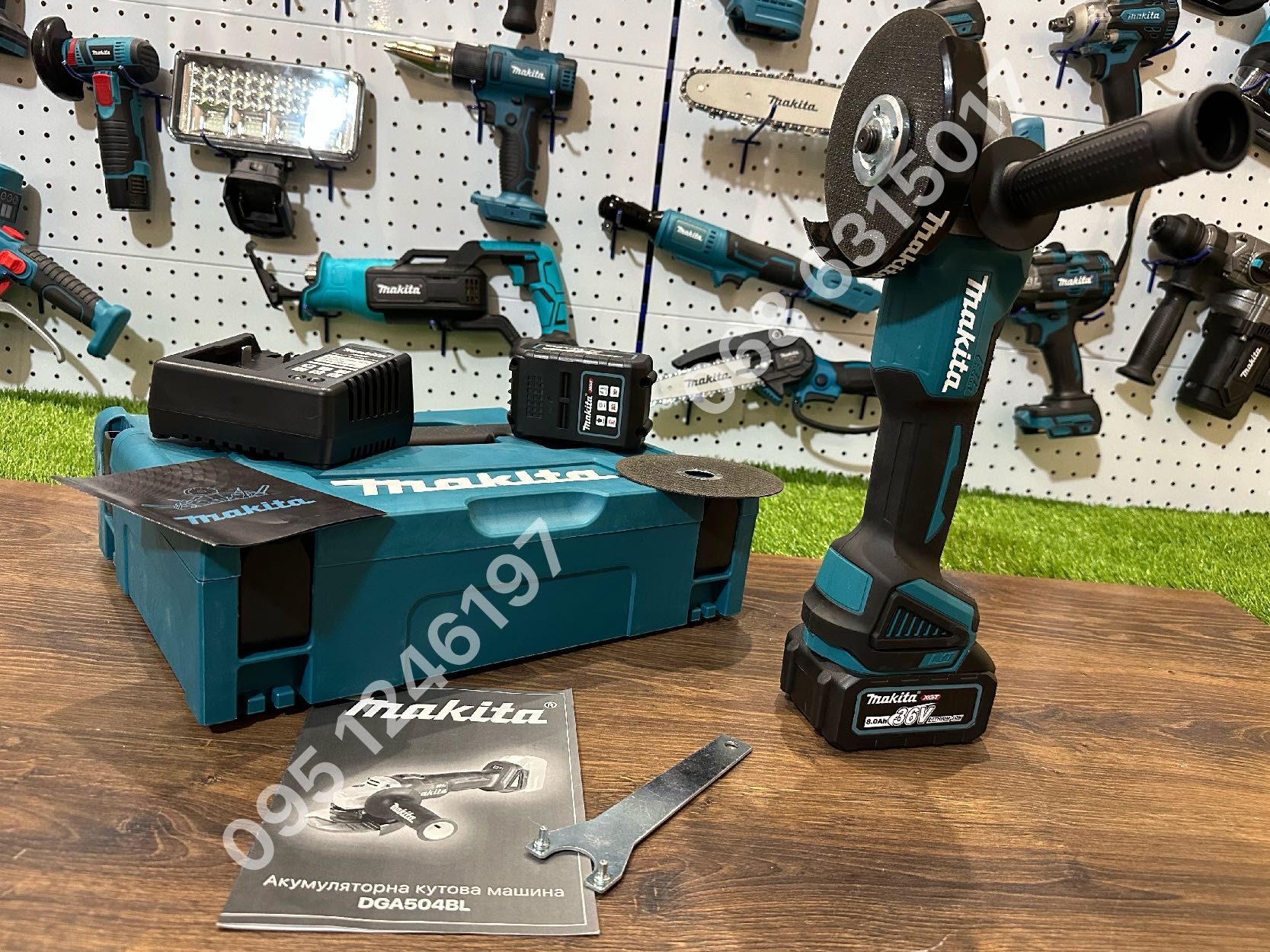 Болгарка акумуляторная Makita DGA504BL АКБ 36V 8Ah угловая шлифмашина