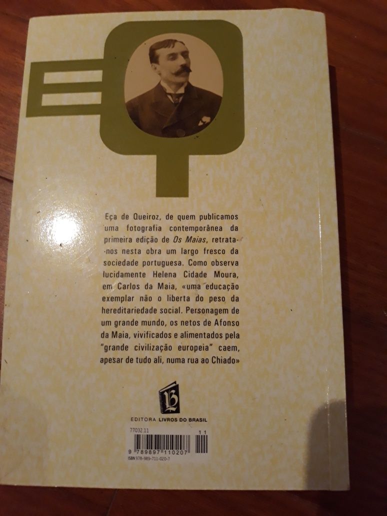 Livro Os Maias de Eça de Queiroz