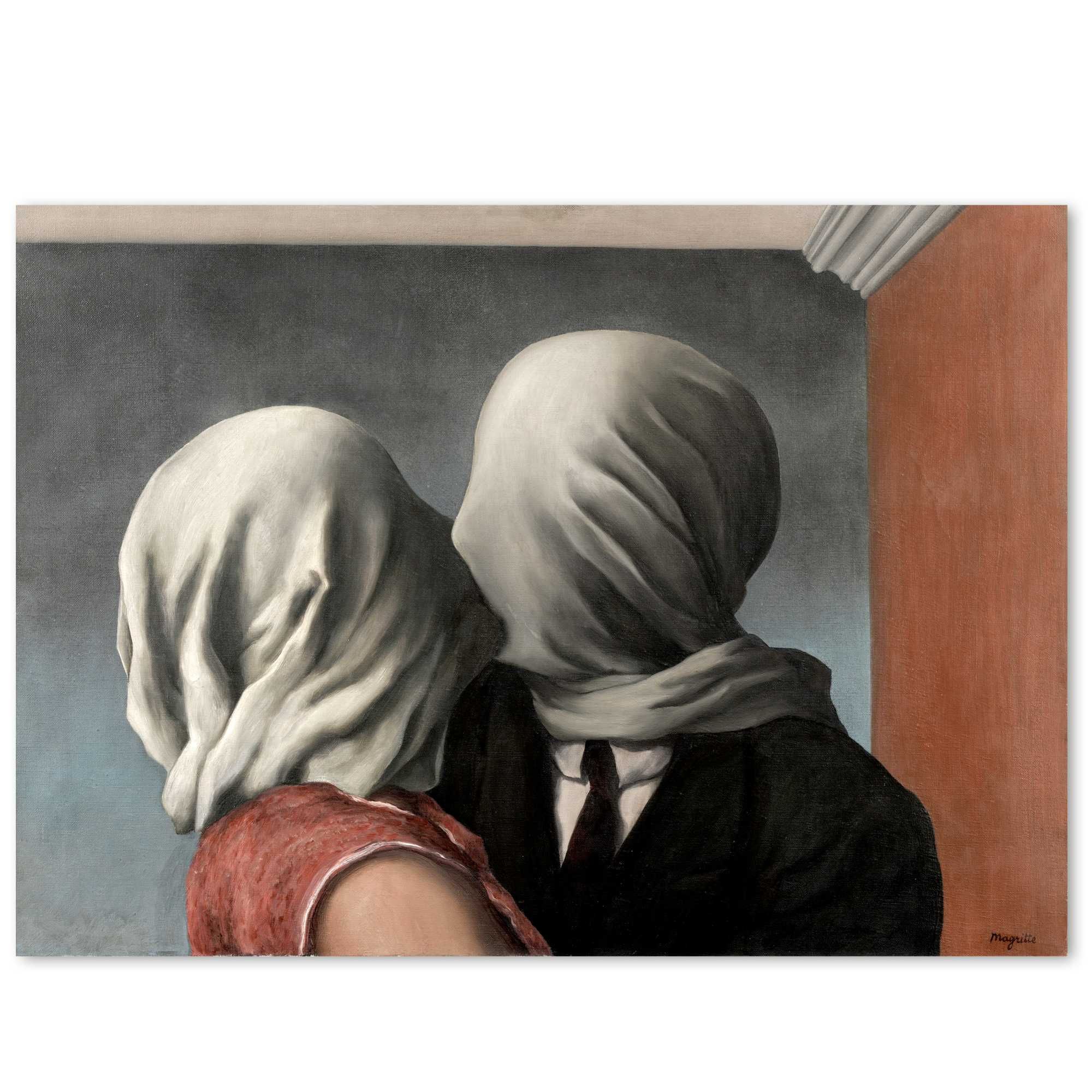 René Magritte kochankowie, plakat 70x50