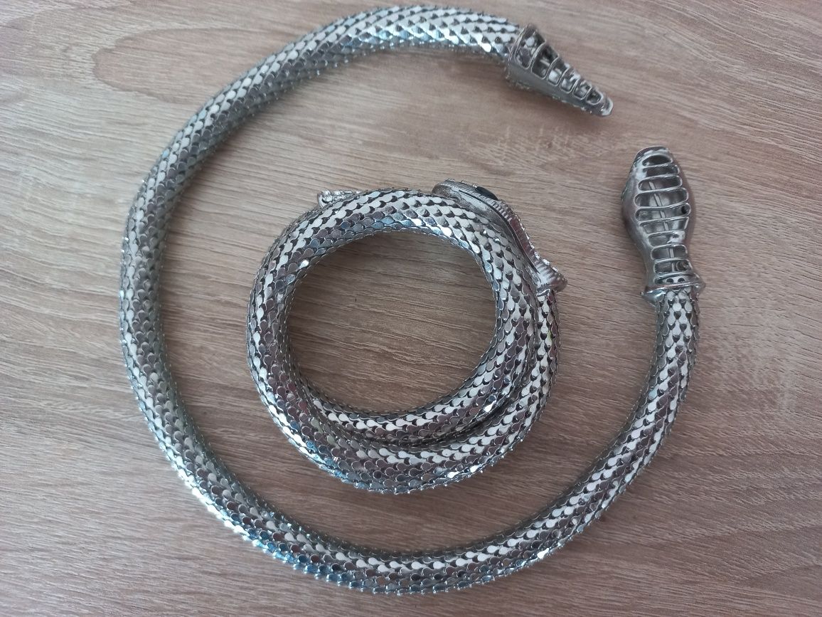 Набір зі зміями браслет+намисто, ожерелье со змеями