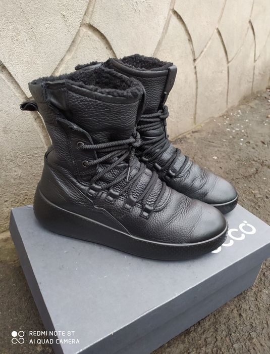 Ecco 37 чоботи жіночі зимові черевики сапоги ботинки взуття ессо