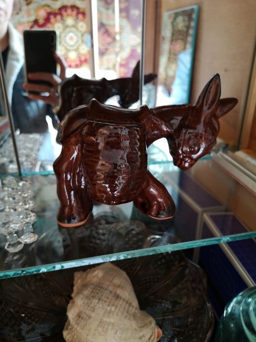 Антикваріат. Віслюк порцеляновий. Керамический осел. Керамика. Сувенир