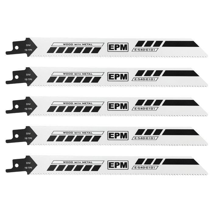 Brzeszczot Do Piły Szablastej 200Mm 10Tpi Drewno S1022 5 Szt EPM