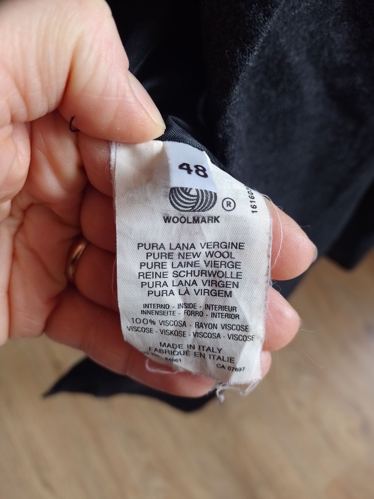 Marynarka męska wełniana Sisley 48