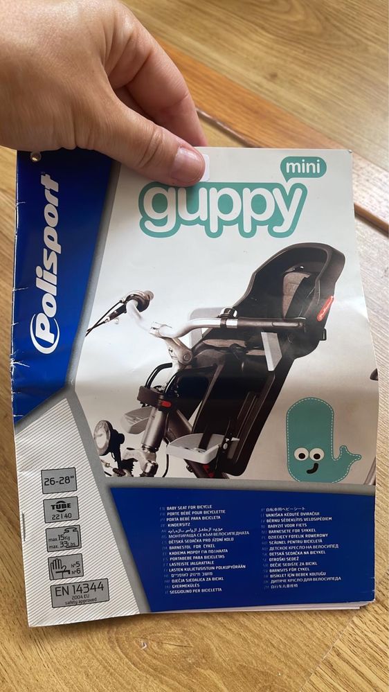 Cadeira de bebé para bicicleta