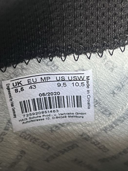 Берці Черевики чоловічі Haix Black Eagle Safety 50 High Gore Tex