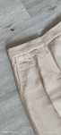 Spodnie Massimo Dutti lniane łosoś/beż 34