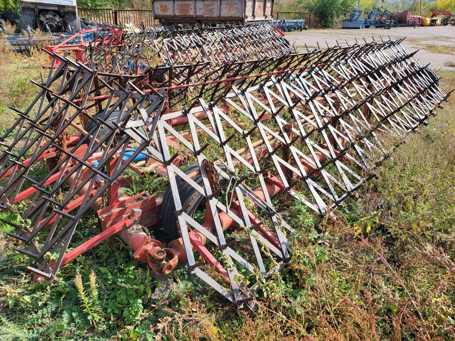Борона гідравлічна БГ-14, ТЕХНОПОЛЬ, зчіпка зубових борін, 2016 р.в.