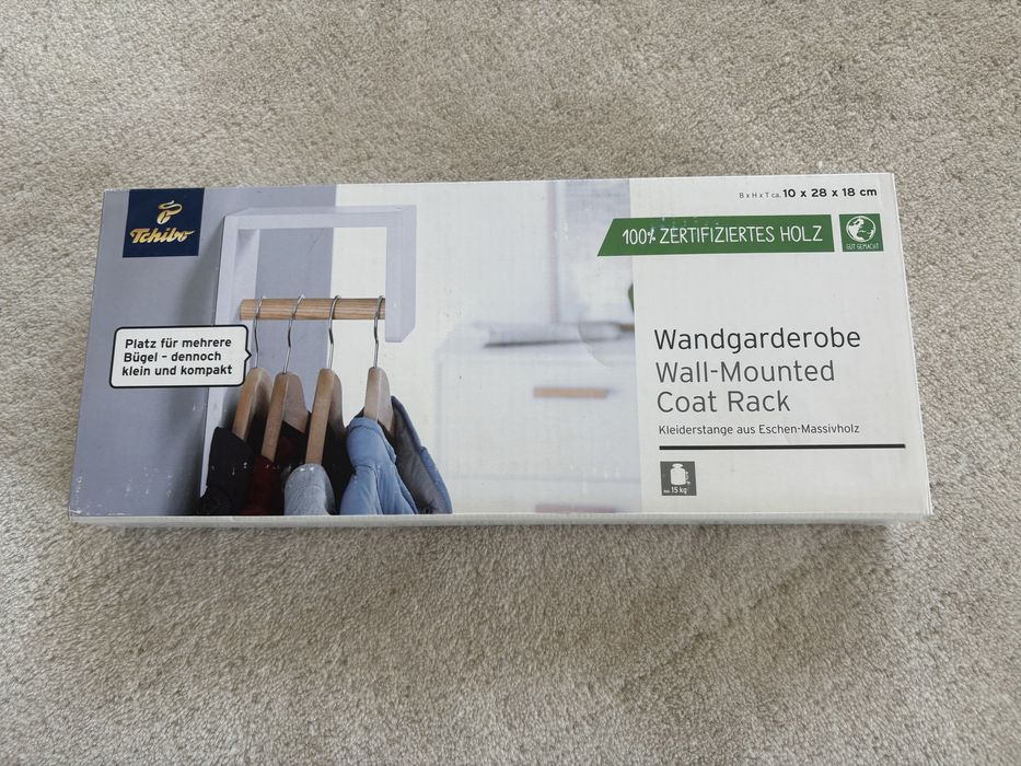 Drążek ubraniowy wieszak garderoba Tchibo nowa