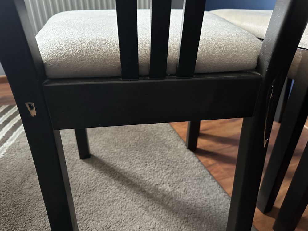 Stół rozkladany Ikea plus krzesła