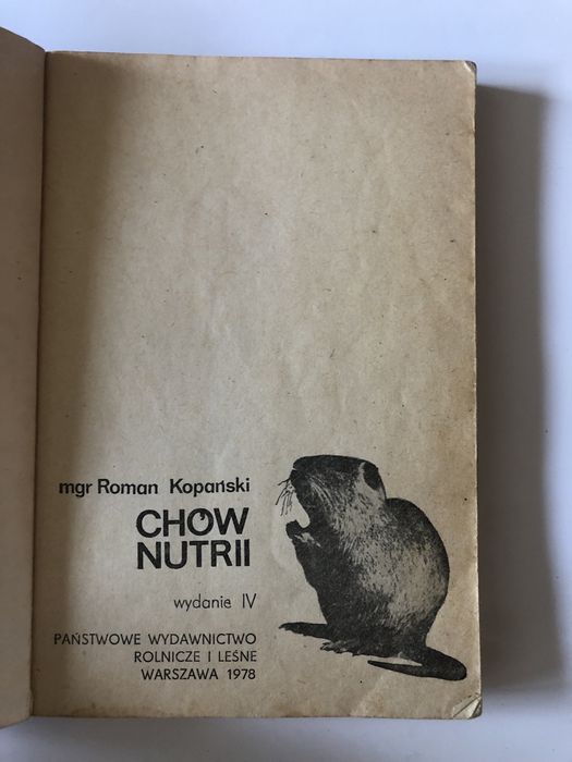 Chów nutrii Kopański