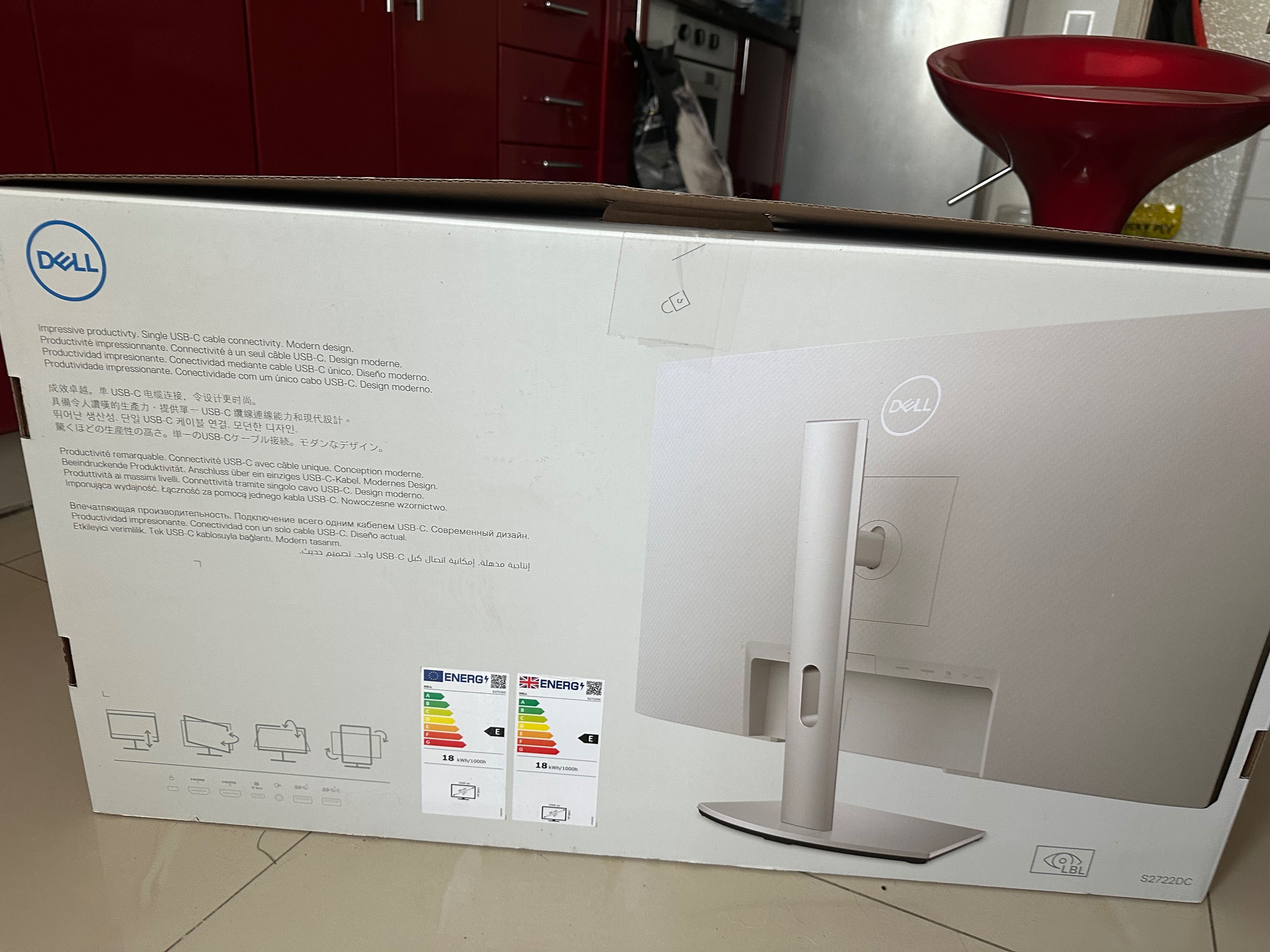 Монітор 27" Dell S2722DC (210-BBRR) 2K QHD