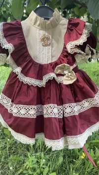 Дитяча вінтажна сукня, винтажное платье на день рождения