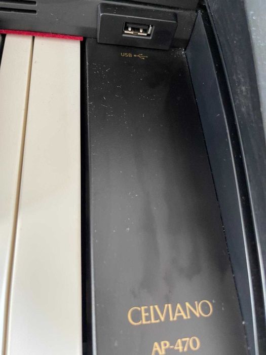 Pianino cyfrowe CASIO Celviano AP-470 + krzesło regulowane