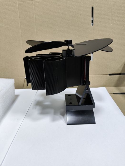 Вентилятор для каміна на димохід магнітний 5 лопатей новий