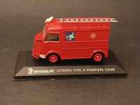 Miniatura de coleção Citroen Type H Bombeiros na escala 1.43