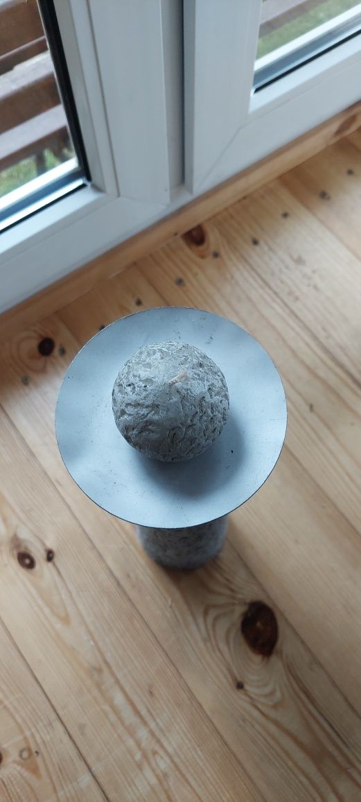 Świecznik ceramiczny ozdobny wysoki 42cm + świeczkanowy