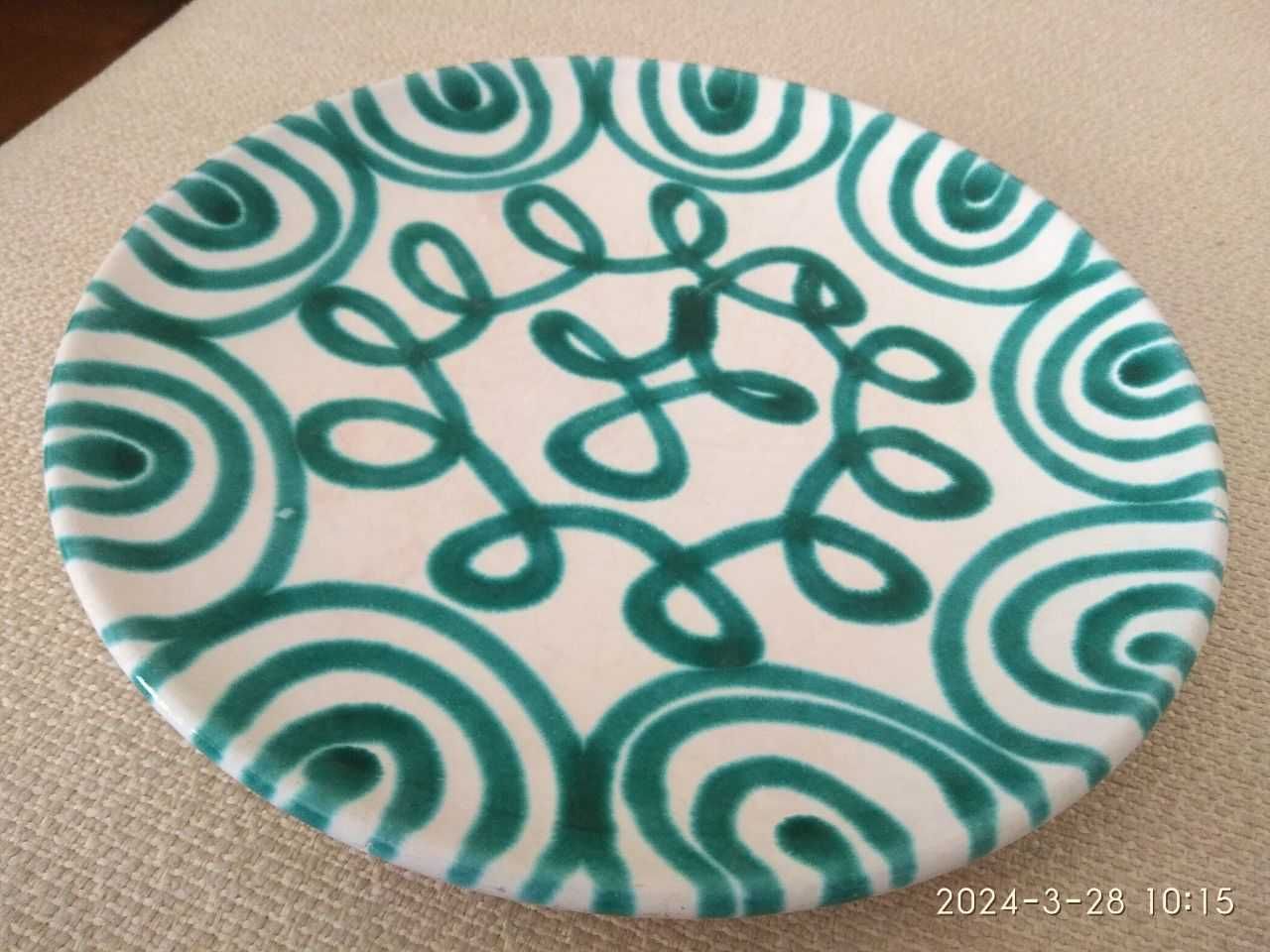 тарелка австрийская керамика Австрия  Гмунден