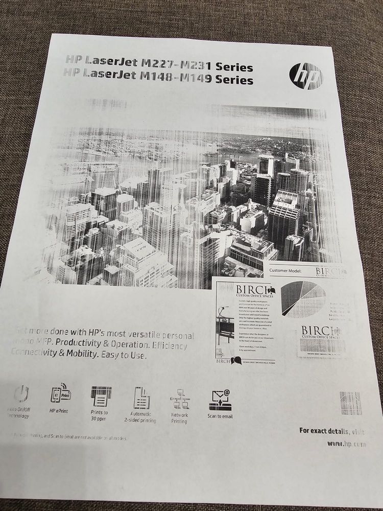 Drukarka HP Laser Jet Pro M227fdw