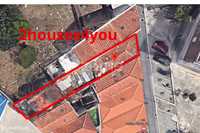 Moradias T2+T1 com projeto aprovado, com 135 m2 de terreno, às Antas