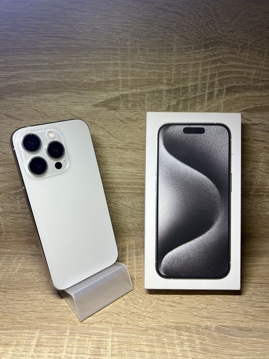 iPhone 15 Pro 256GB | White Titanium | 90%