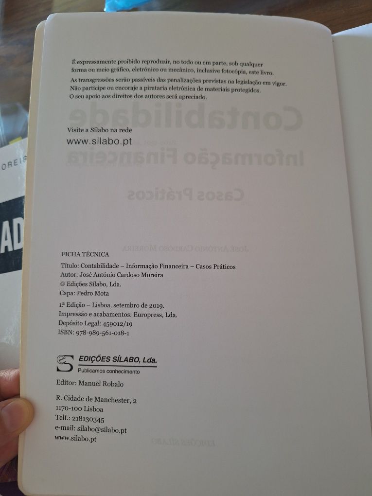 Conjunto Livros Contabilidade