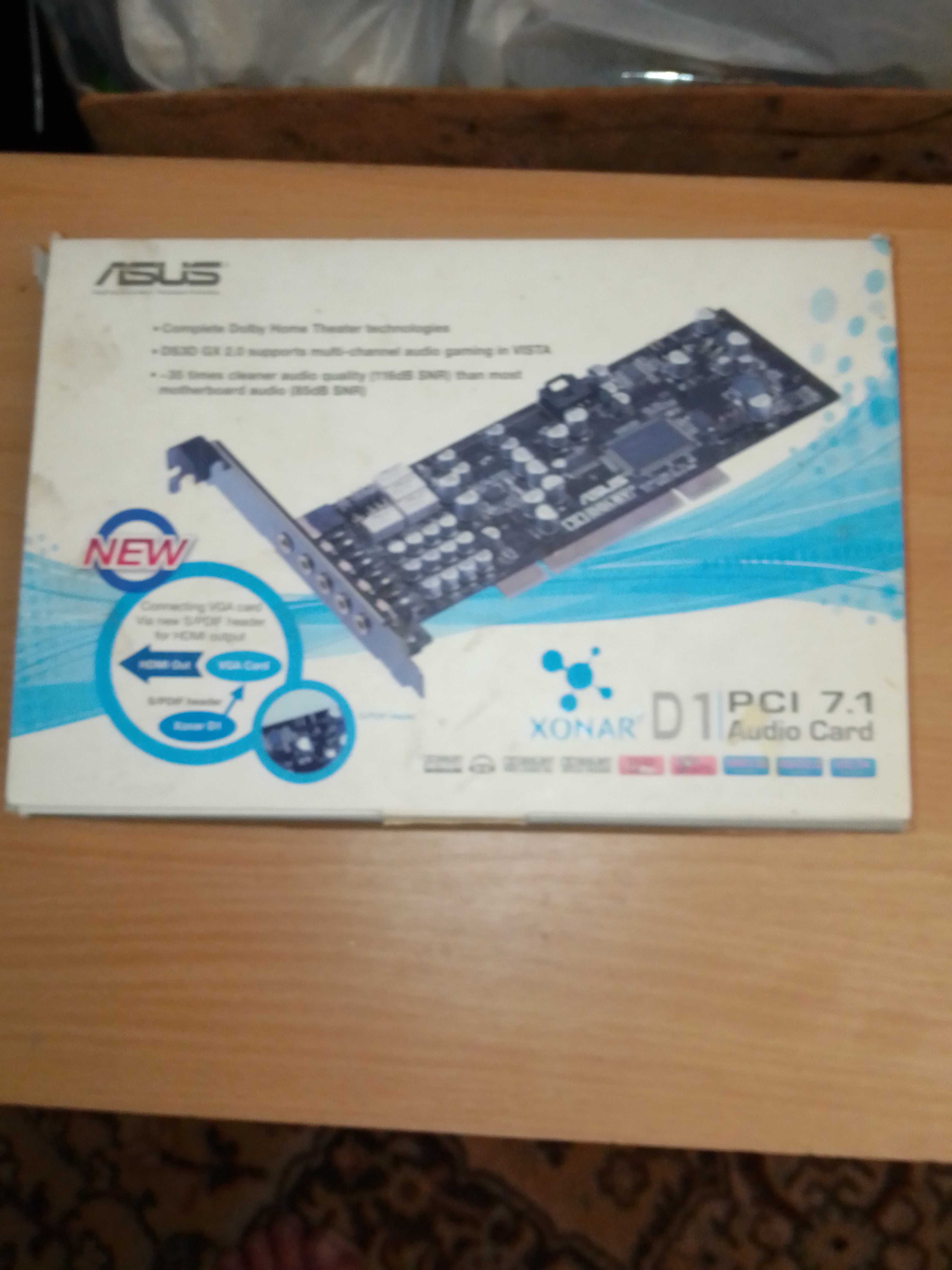 Звуковая карта Asus Xonar D1 (PCI)